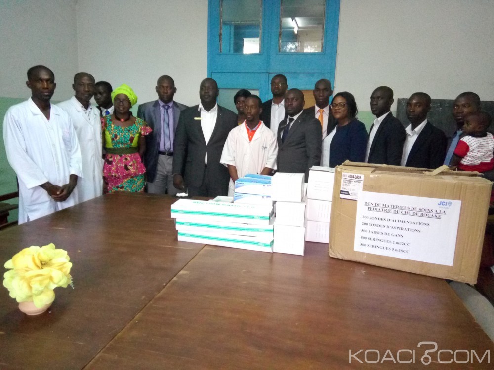 Côte d'Ivoire: La Jeune Chambre Internationale fait don de matériels médical au CHU