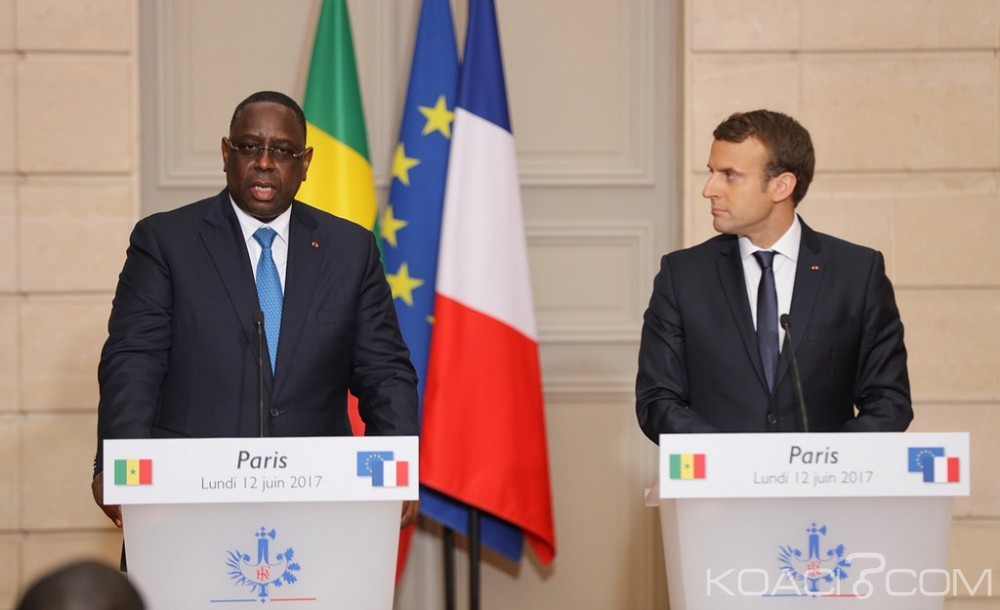 Sénégal-France: Rencontre entre Sall et Macron «pour définir les nouveaux contours de la coopération»