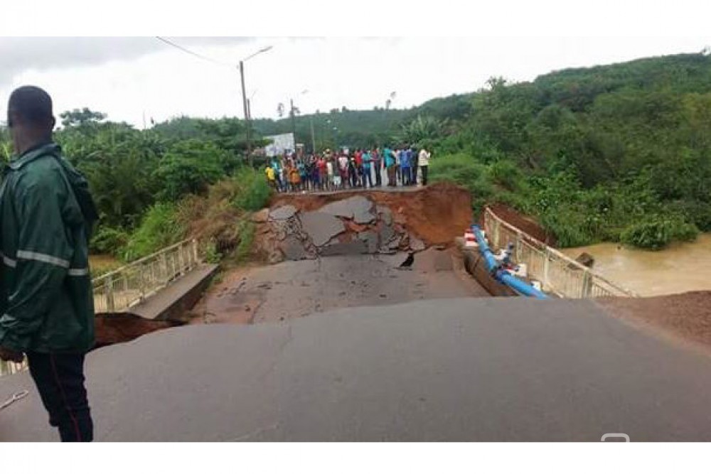 Côte d'Ivoire: Pluie, le pont du corridor de San Pedro s'est écroulé, Grand Bereby, SOGB, Tabou coupés