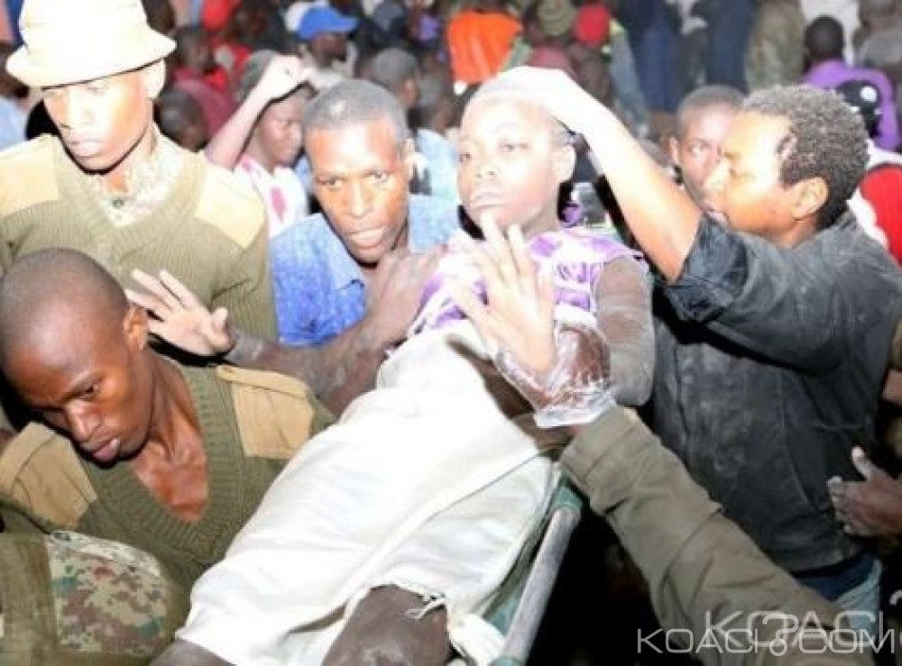 Kenya:  Effondrement  d'un immeuble,  une femme et ses deux enfants extraits vivants  des décombres