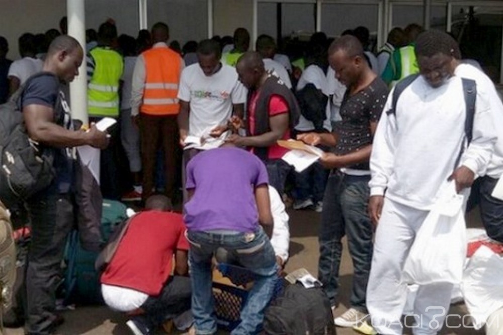 Ghana-USA:  63 ghanéens rapatriés