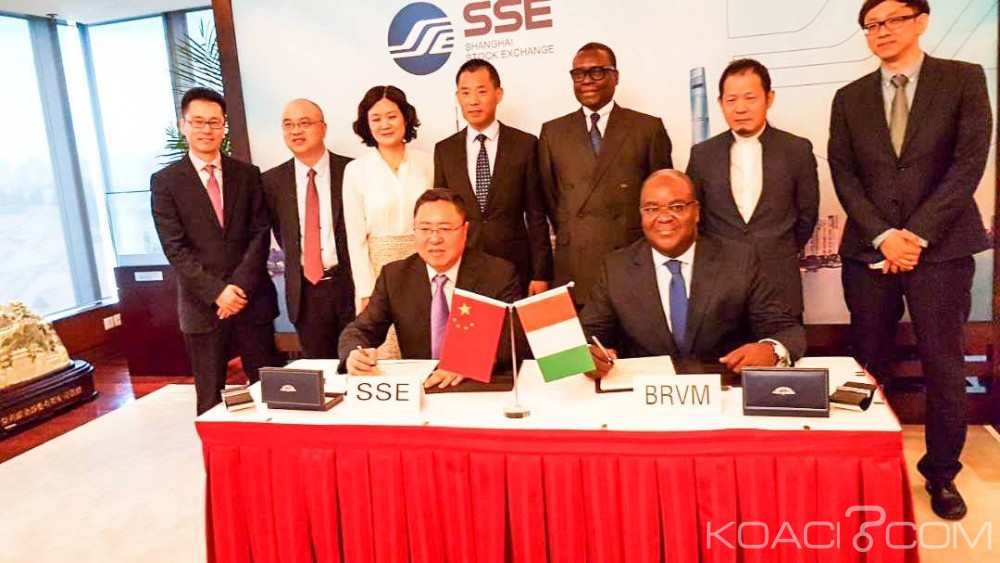 Côte d'Ivoire: La BRVM attire les capitaux chinois vers l'UEMOA à  travers la Bourse de Shanghaï
