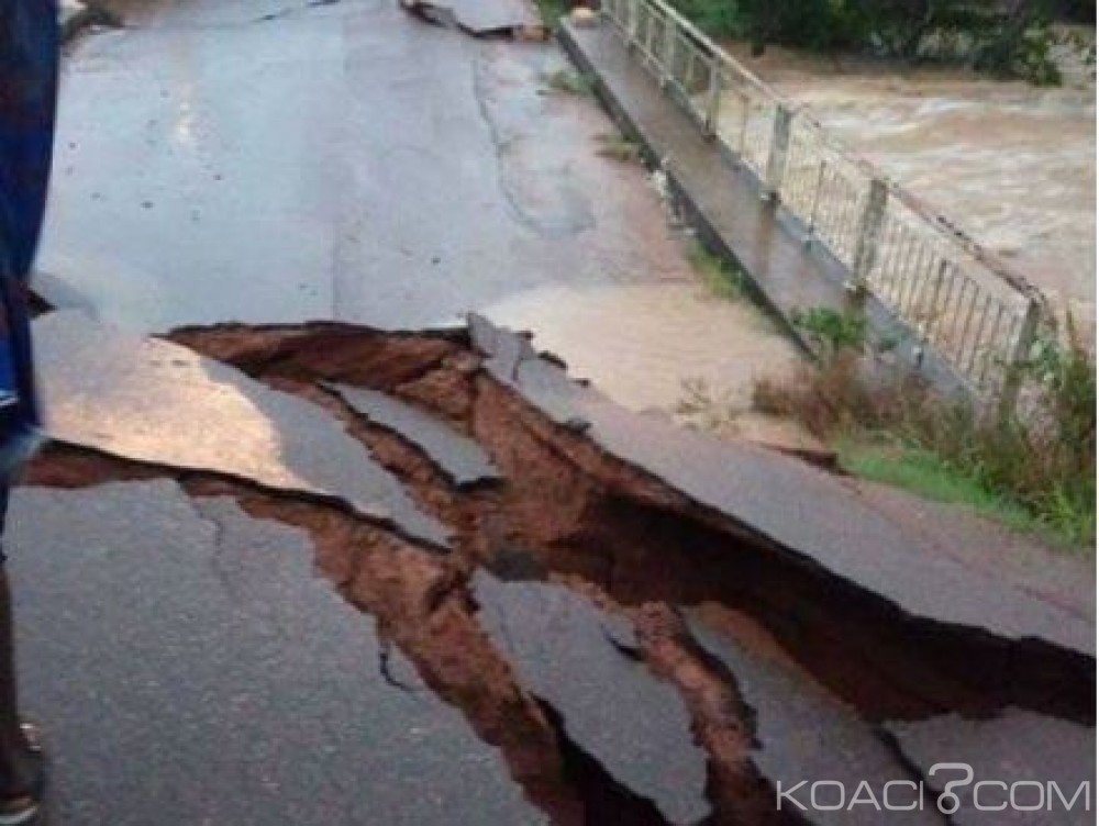 Côte d'Ivoire: Région de San Pedro, ponts affaissés, les autorités à  pied d'œuvre pour soulager le trafic mis à  mal, depuis cinq jours