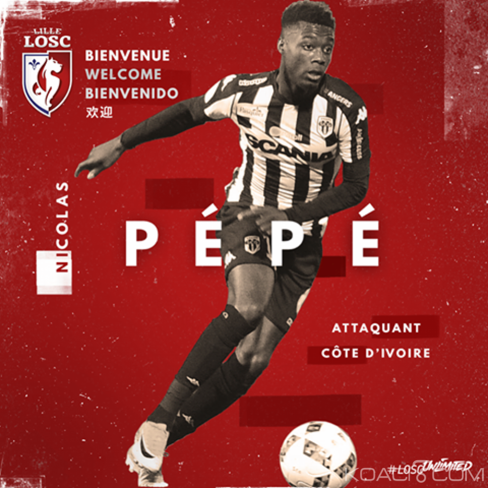 Côte d'Ivoire: Mercato, Nicolas Pépé a signé à  Lille (officiel)
