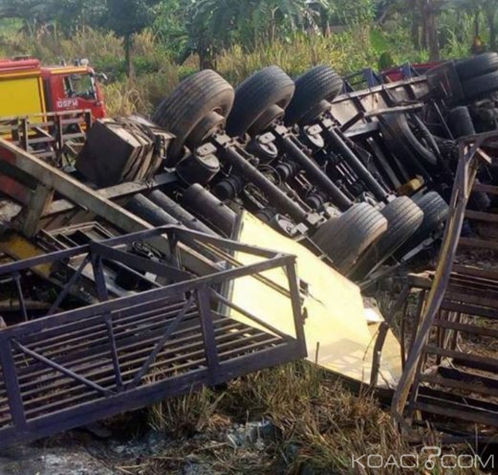 Côte d'Ivoire: Une sortie de route d'un camion fait trois victimes dont une incarcérée
