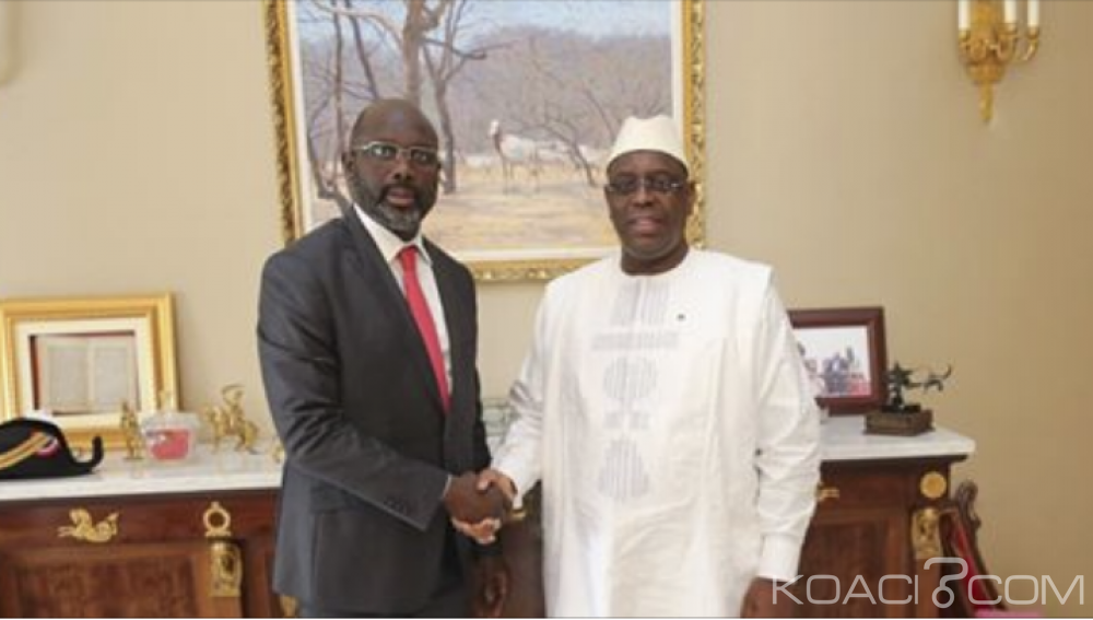 Sénégal-Liberia: Lobbying pour la présidentielle libérienne, George Weah reçu par le Président Macky Sall