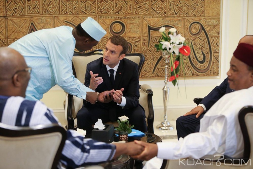 Mali: G5 Sahel, Emmanuel Macron promet de venir  en aide à  la force conjointe anti-terroriste