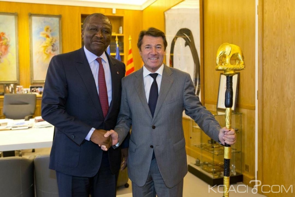 Côte d'Ivoire: Hamed Bakayoko a échangé avec Christian Estrosi actuel maire de Nice sur la question de la sécurisation des jeux de la francophonie à  Abidjan