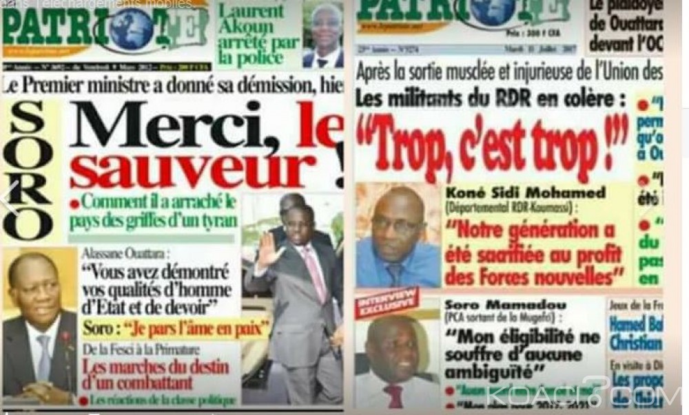 Côte d'Ivoire: «Crise» au sommet de l'Etat, quand Soro le «Sauveur» est devenu le bouc émissaire au RDR