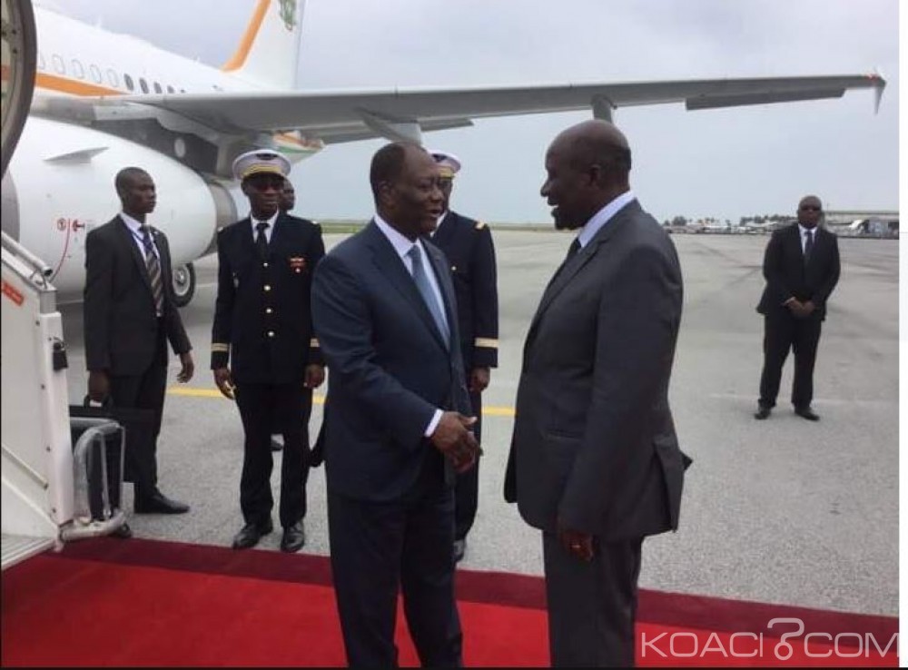 Côte d'Ivoire: Sommet du TAC 2017, Ouattara a quitté Abidjan pour Ouagadougou