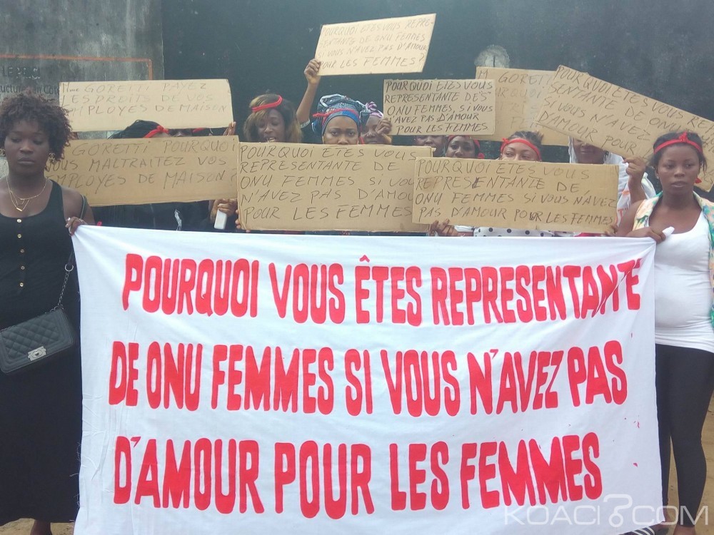 Côte d'Ivoire: Abidjan, des femmes manifestent contre la représentante pays de l'ONU Femmes pour son mépris envers ses employées de maison