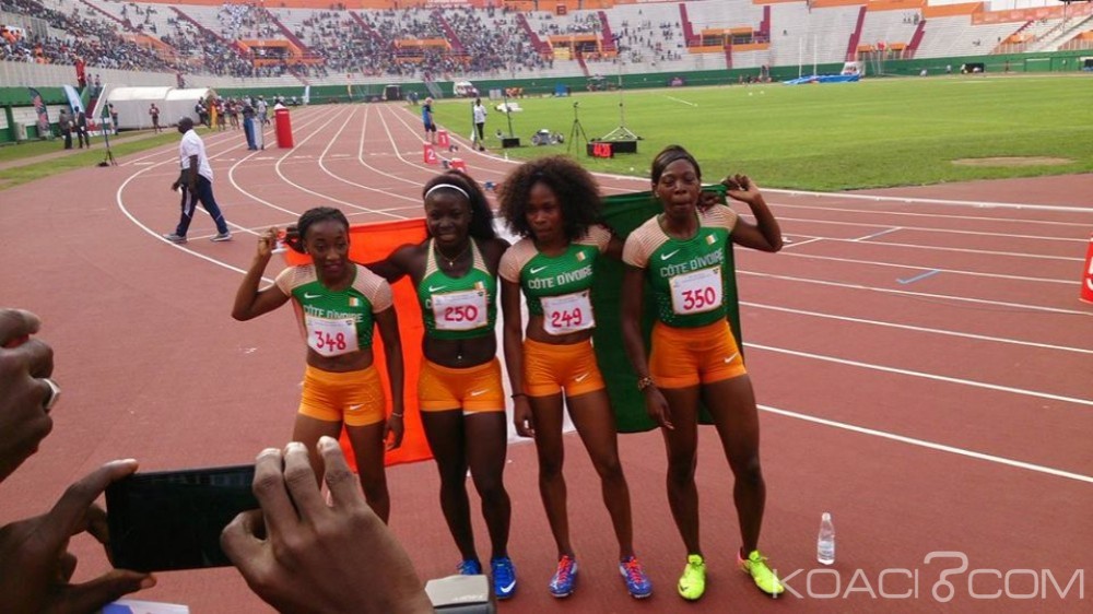 Côte d'Ivoire: Ta Lou et ses coéquipières offrent la première médaille en Or à  la Côte d'Ivoire lors du relai 4x100 m