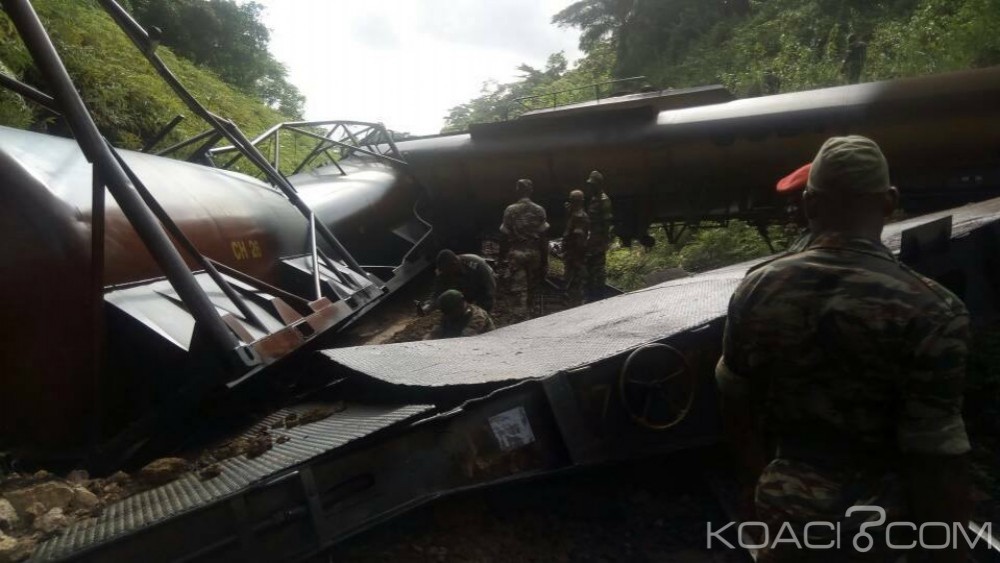Cameroun: Le spectaculaire déraillement de train fait un blessé grave dans la Sanaga-maritime