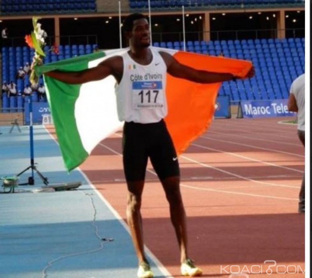 Côte d'Ivoire: Jeux de la francophonie, Hua Koffi en Or, Cissé Gué en argent, lors de la course 200 m hommes