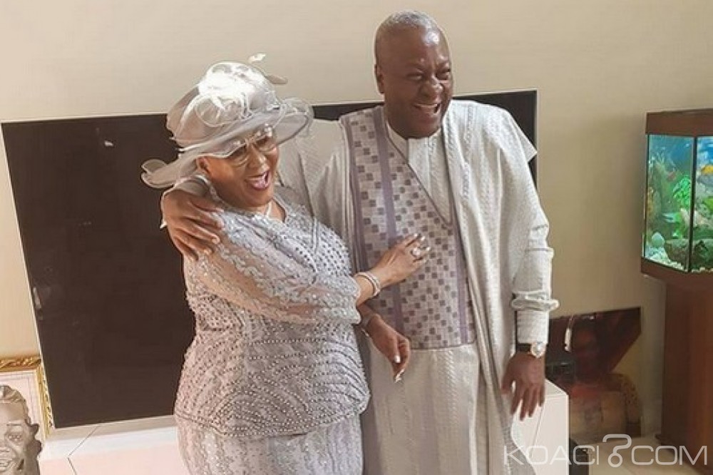 Ghana: L'ex Président Mahama renouvelle son engagement à  son épouse Lordina