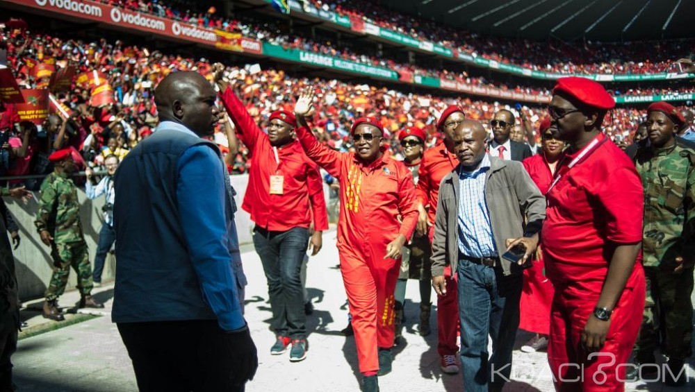 Afrique du Sud:  Malema traite  le  président zambien Lungu  de «là¢che» et le compare aux chefs de l'apartheid
