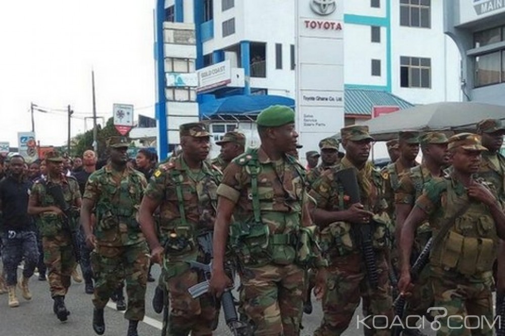 Ghana: Première phase de déploiement de militaires sur des sites miniers