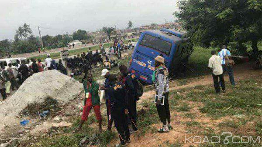 Côte d'Ivoire-Mali: Elibou, le car transportant les footballeurs maliens fait un accident, après les jeux de la francophonie