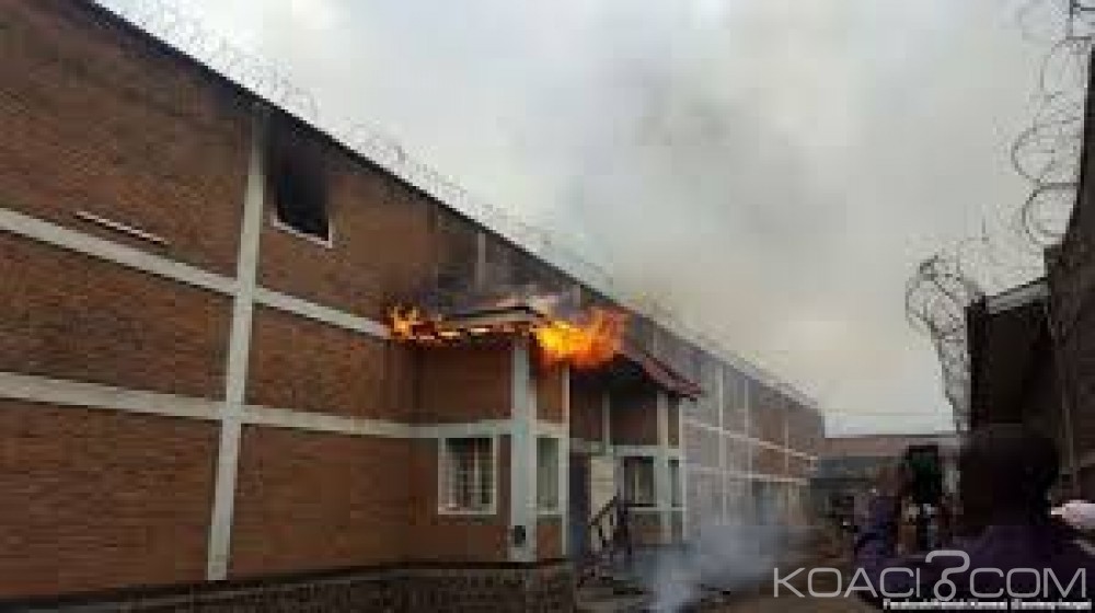 RDC:  La prison centrale de  Goma ravagée par un incendie