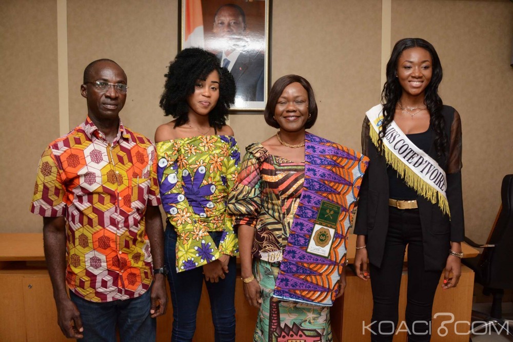 Côte d'Ivoire: Après sa consécration, Miss Côte d'Ivoire, Mandjalia Gbané exprime sa gratitude à  la ministre Nialé Kaba