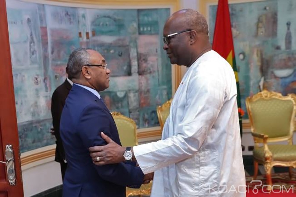 Burkina Faso: Le président de la CAF reçu par le président Kaboré