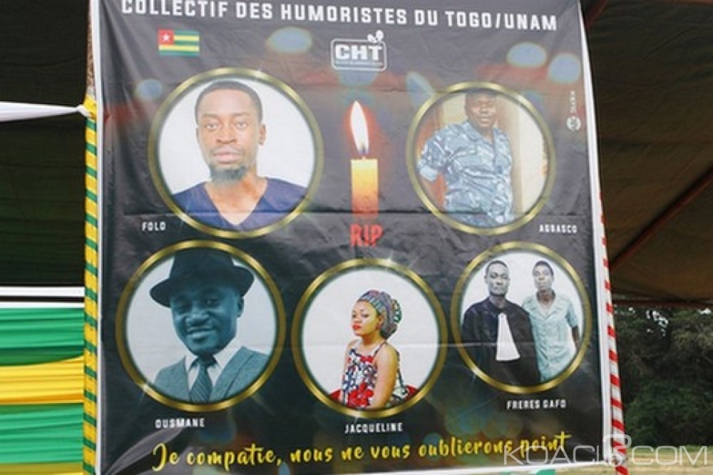 Togo: Inhumation des humoristes disparus