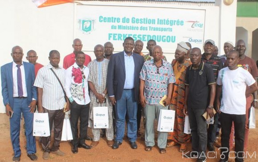 Côte d'Ivoire : Transports, le Directeur Général de Quipux Afrique S.A s'imprègne des difficultés des centres fonctionnels à  l'intérieur du pays