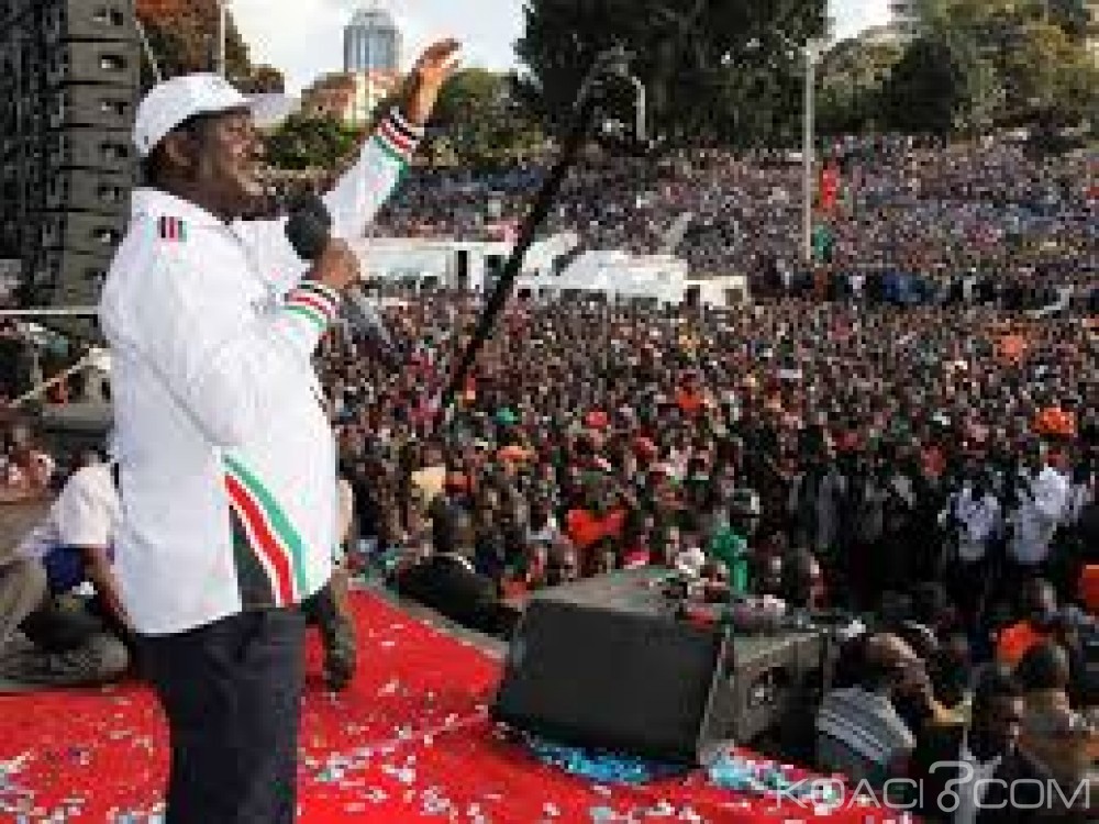 Kenya: Présidentielle, Raila Odinga appelle ses supporters à  mettre la main à  la poche