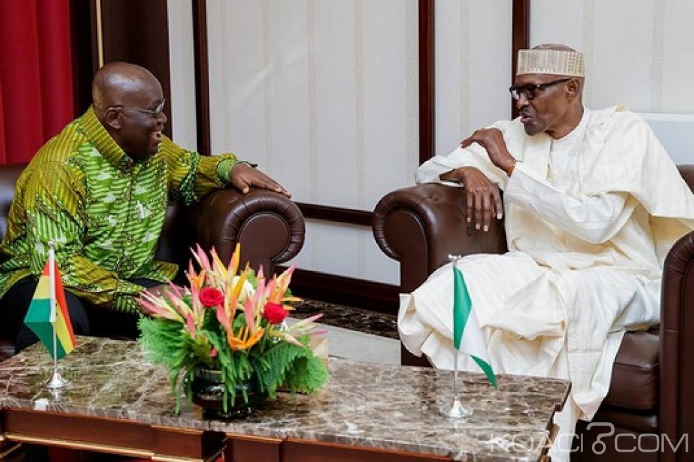 Ghana-Nigeria: Visite de Akufo-Addo à  Buhari, sujets bilatéraux et ceux de la CEDEAO abordés