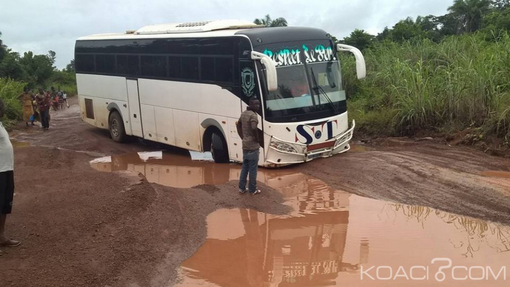 Côte d'Ivoire: Axe Danané-Man, passagers et transporteurs vivent le martyr au quotidien
