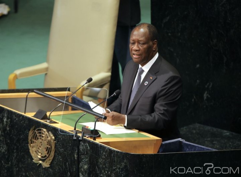Côte d'Ivoire: Ouattara à  la tribune de l'ONU promet que son pays entend œuvrer à  la promotion de compromis justes et pragmatiques