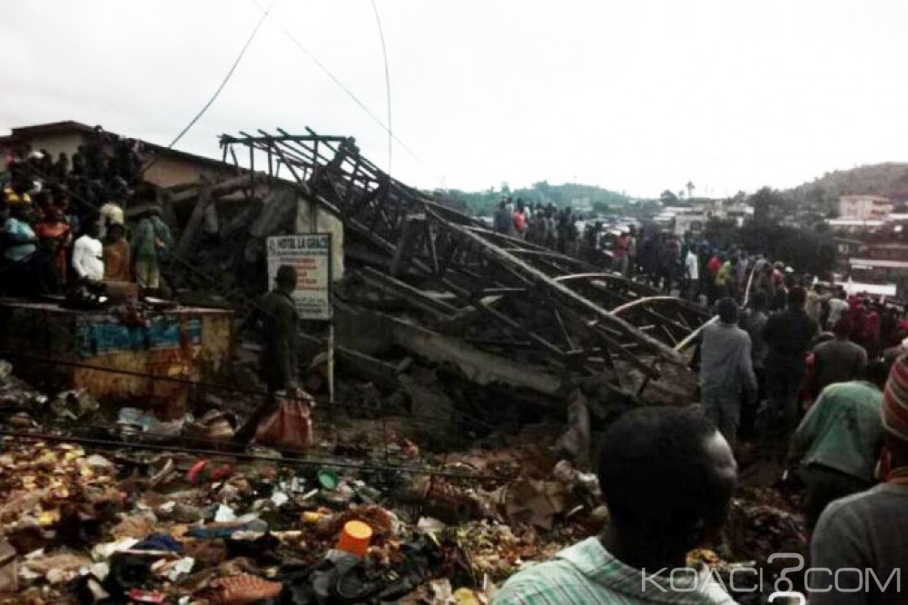 Cameroun: Dschang, plusieurs disparus dans l'effondrement d'un immeuble de 4 niveaux  en construction