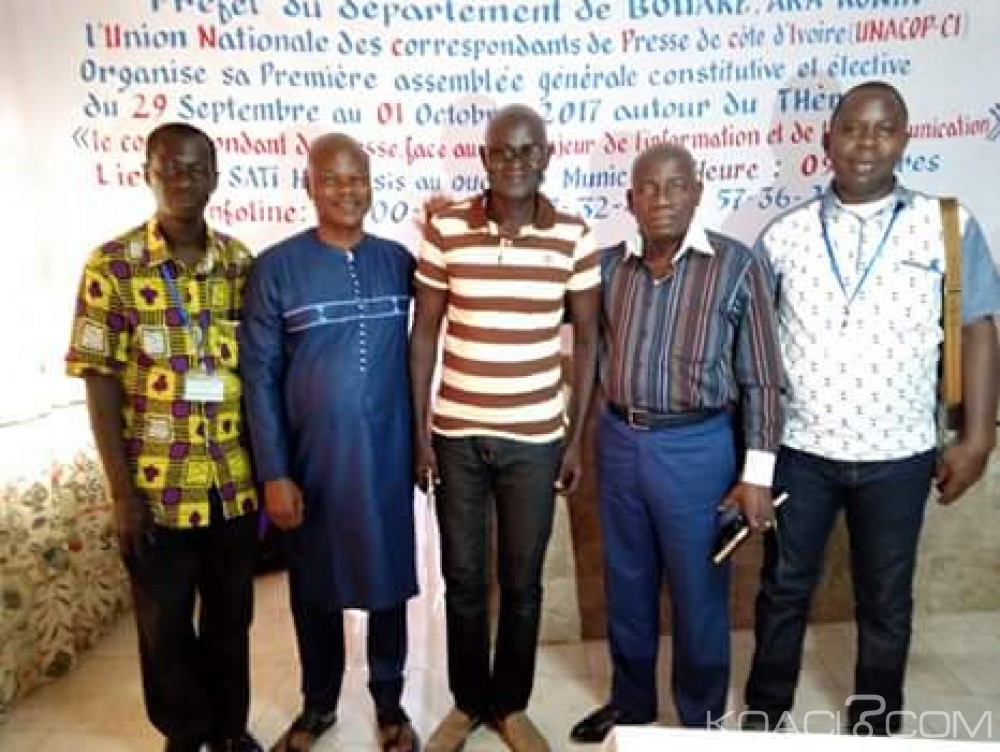 Côte d'Ivoire:  Ladji Abou Sanogo, 1er président de l'Union Nationale des Correspondants de Presse