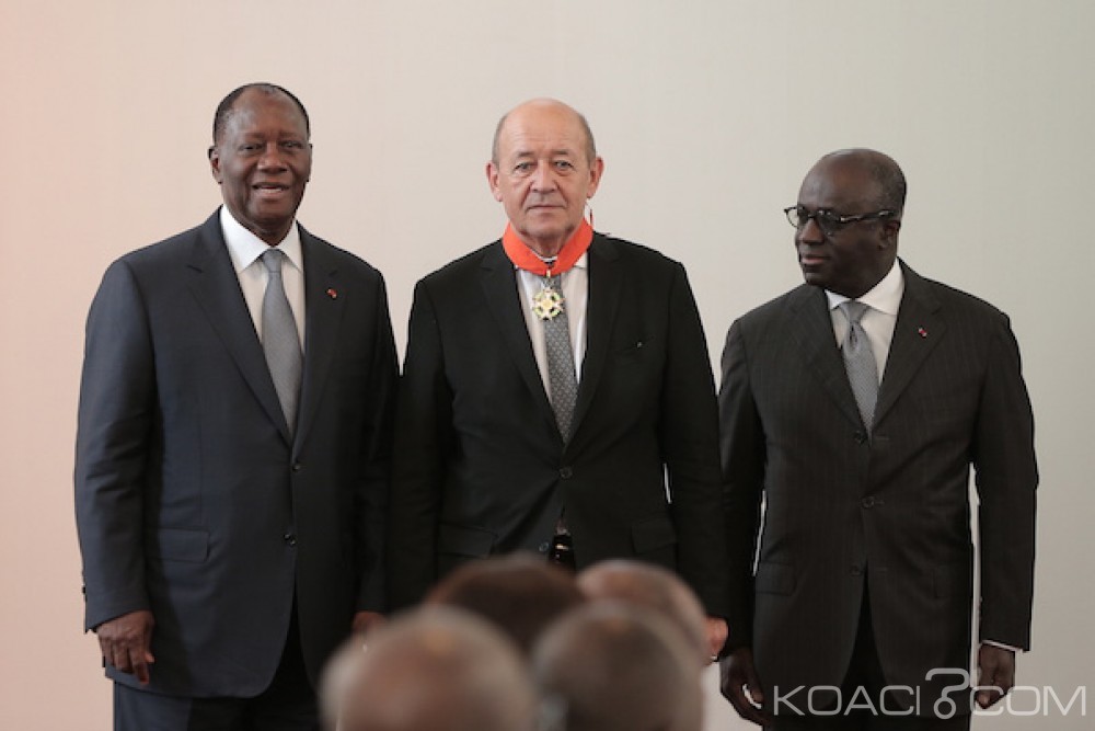 Côte d'Ivoire: Jean-Yves Le Drian réaffirme la parfaite relation entre Paris et Abidjan