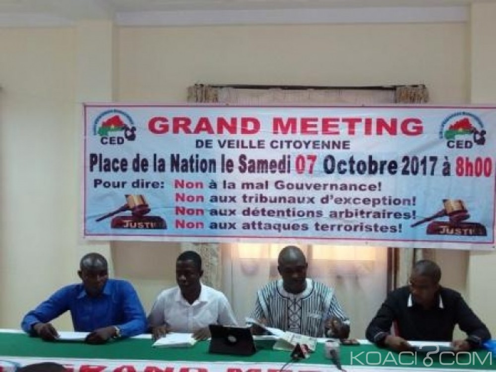 Burkina Faso : Une manifestation de la société civile interdite pour risque d'affrontements