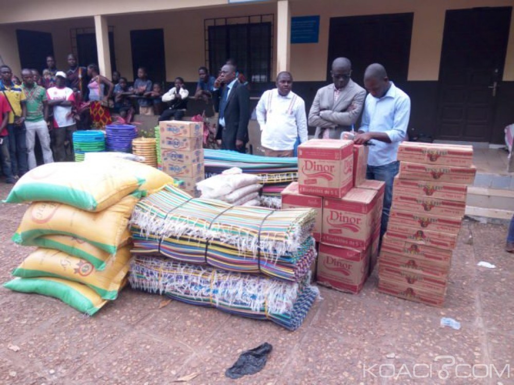 Côte d'Ivoire: Guiglo, conflit interethnique, les baoulé encore retranchés dans des centres d'accueil ont reçu des dons en vivres et non vivres