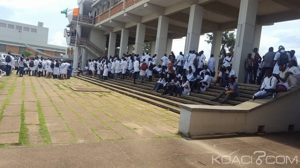 Côte d'Ivoire: Les étudiants en médecine ont manifesté pour la reprise des cours et la libération des étudiants incarcérés