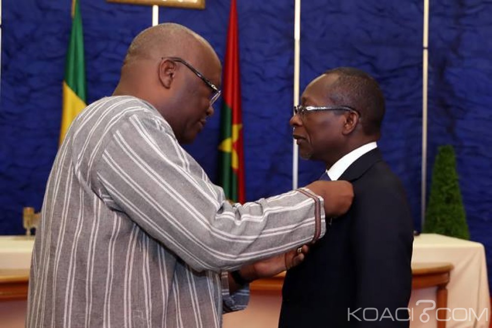 Burkina Faso-Bénin: Le Président Patrice Talon élevé à  la dignité de Grand-Croix de l'Ordre national