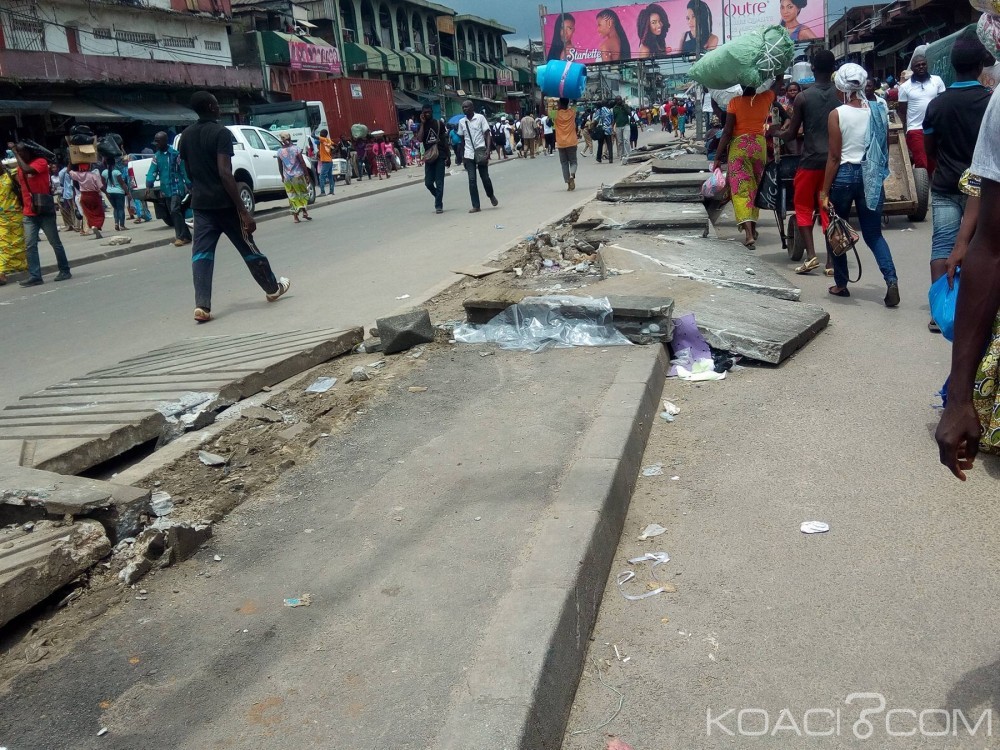 Côte d'Ivoire: Adjamé, l'opération «grand ménage» spéciale boulevard Nangui-Abrogoua, les forces de l'ordre à  la traque des commerçants ambulants