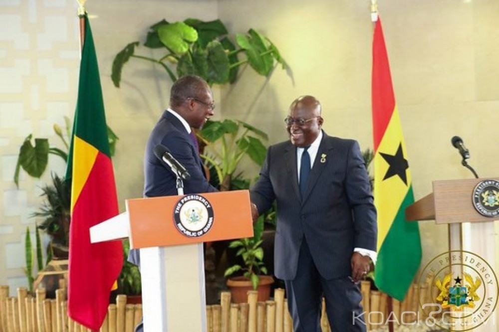 Ghana-Bénin: Visite de Talon, relations bilatérales et monnaie de la CEDEAO évoquées