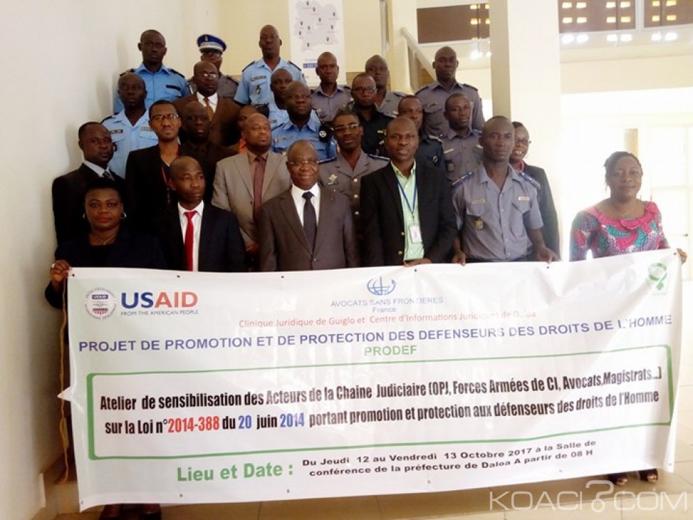 Côte d'Ivoire: Daloa, un atelier de formation des acteurs judiciaires sur la défense des droits de l'Homme ouvert