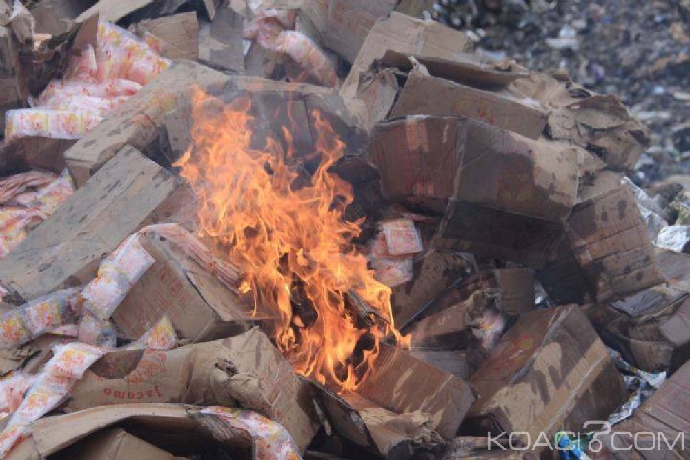 Côte d'Ivoire: Le ministère du commerce  déterminé à  mettre un frein à  la contrefaçon, 37 tonnes de produits prohibés détruits