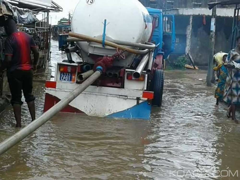 Côte d'Ivoire: Yopougon, en pleine pluie, il déverse le contenu de son camion dans les eaux de ruissellements