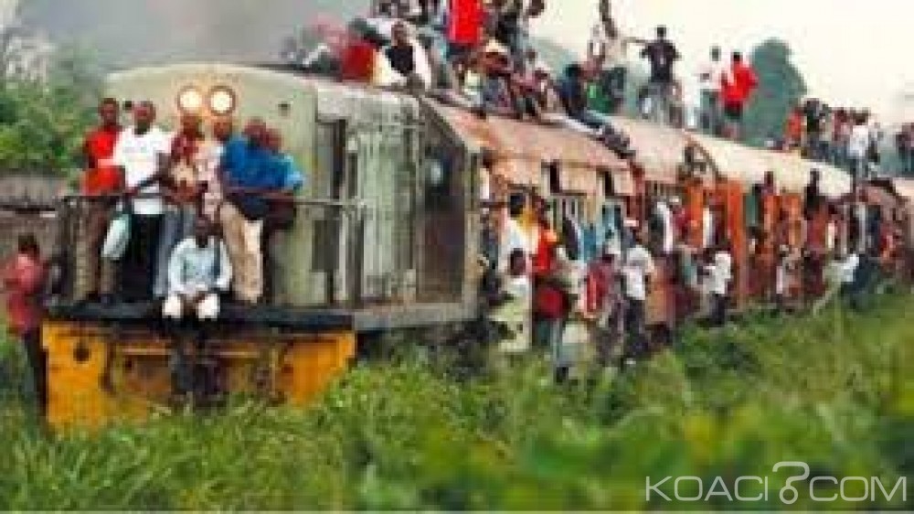 RDC:   Un train déraille et finit dans un ravin,  33 morts au moins