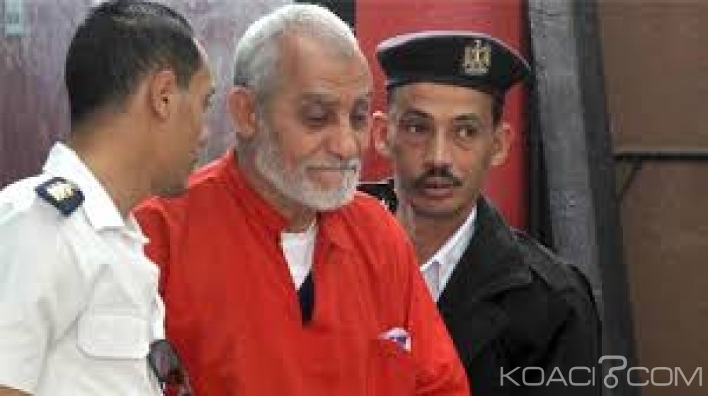 Egypte:  Le chef des frères musulmans Mohamed Badie condamné à  vie