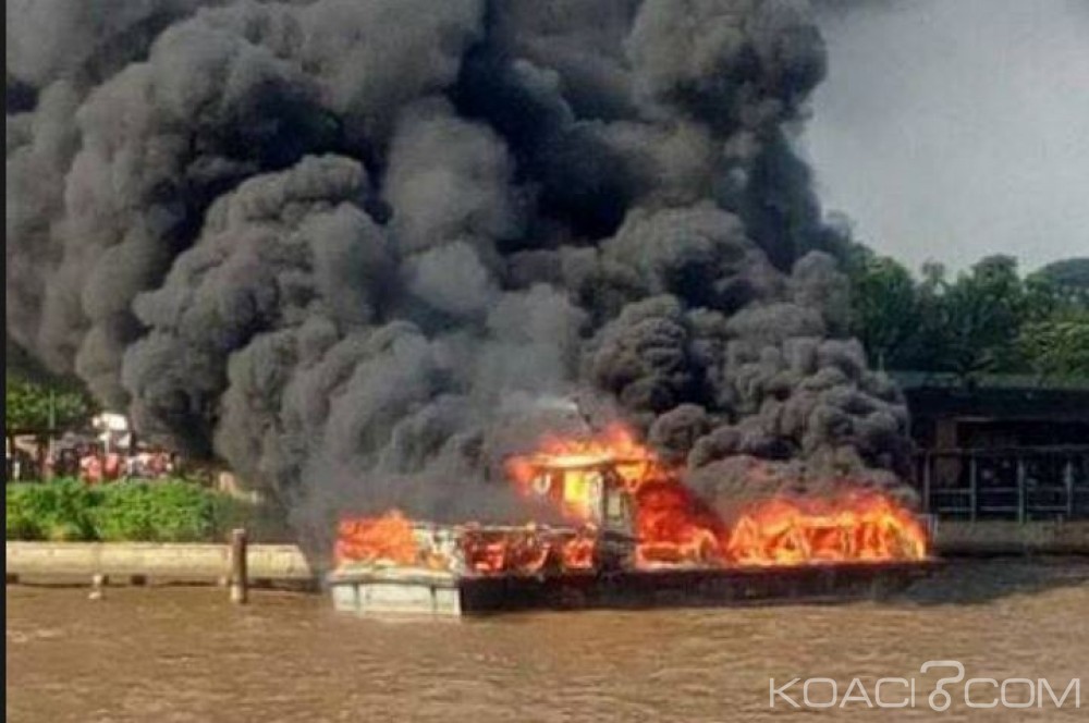 Côte d'Ivoire: Incendie du bateau bus de la Sotra, comment les agents ont sauvé la vie des passagers