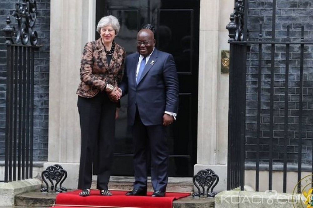 Ghana: Coopération, échanges entre Akufo-Addo et Theresa May à  Londres