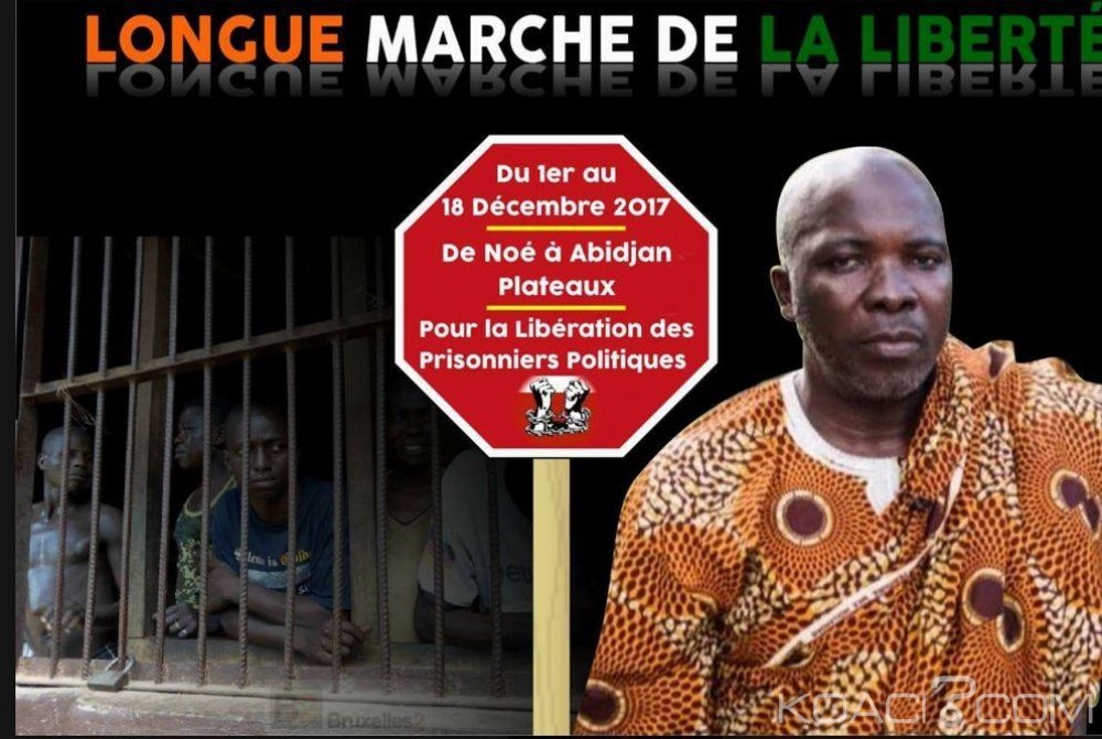 Côte d'Ivoire: Marche de Noé à  Abidjan initiée par un ex candidat à  la présidentielle, 195 kms à  parcourir en 18 jours pour exiger la libération des «prisonniers»
