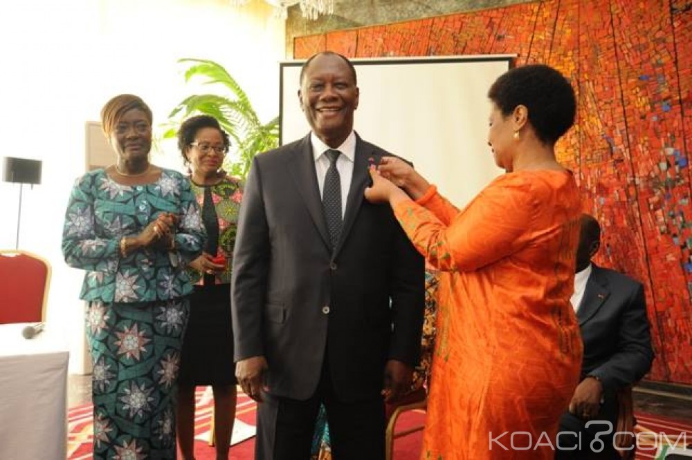 Côte d'Ivoire : Ouattara s'engage à  la promotion de l'égalité homme-femme au cours du lancement de la campagne «lui pour elle» à  Abidjan