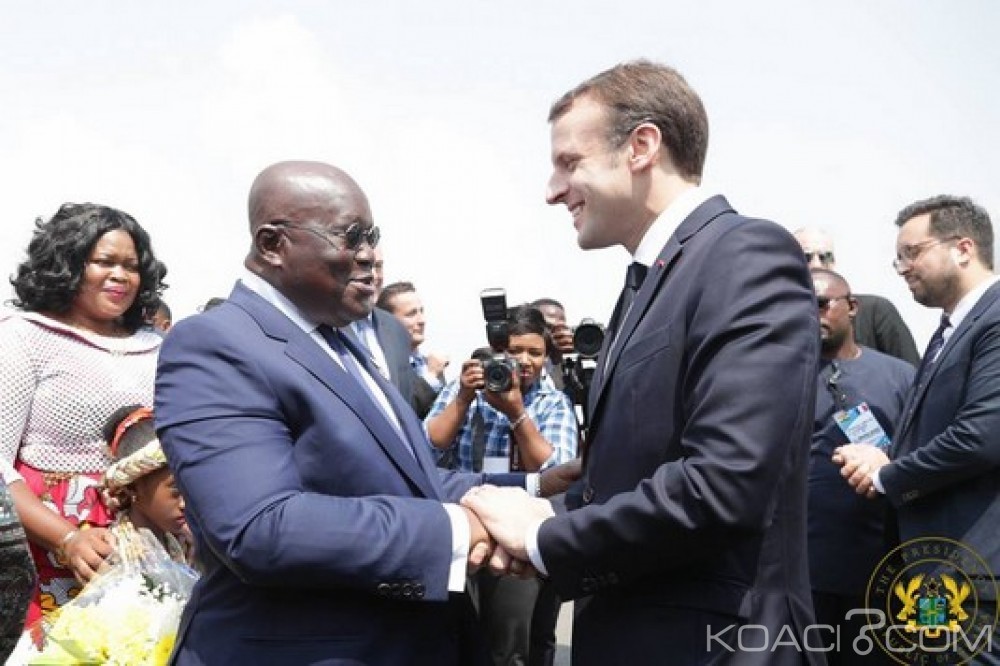 Ghana: Macron «inconnu» à  Accra, contraste frappant avec les projecteurs de l'Afrique francophone